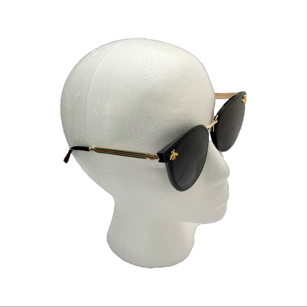 Luxe Noir Queen Bee Sunglasses - Picture 5 of 6